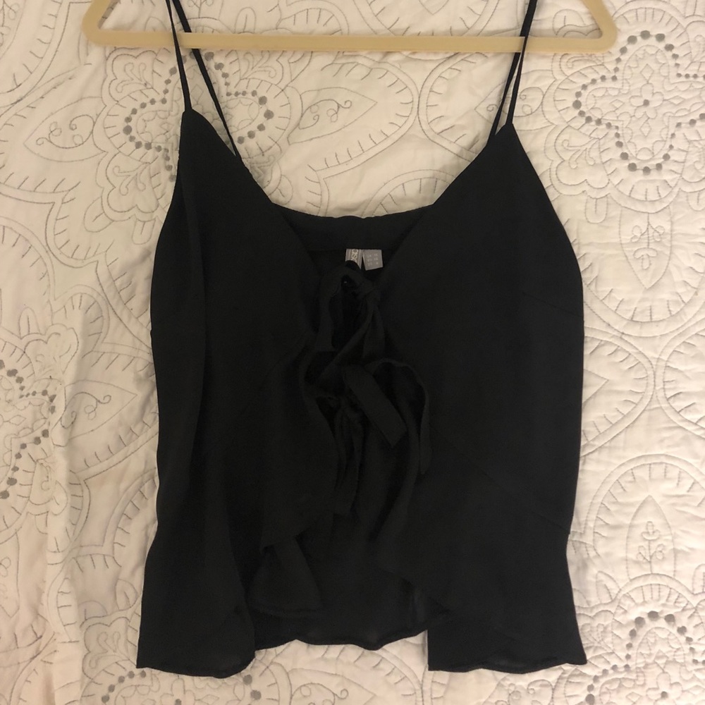 ASOS Tie Front Tank Top Blouse